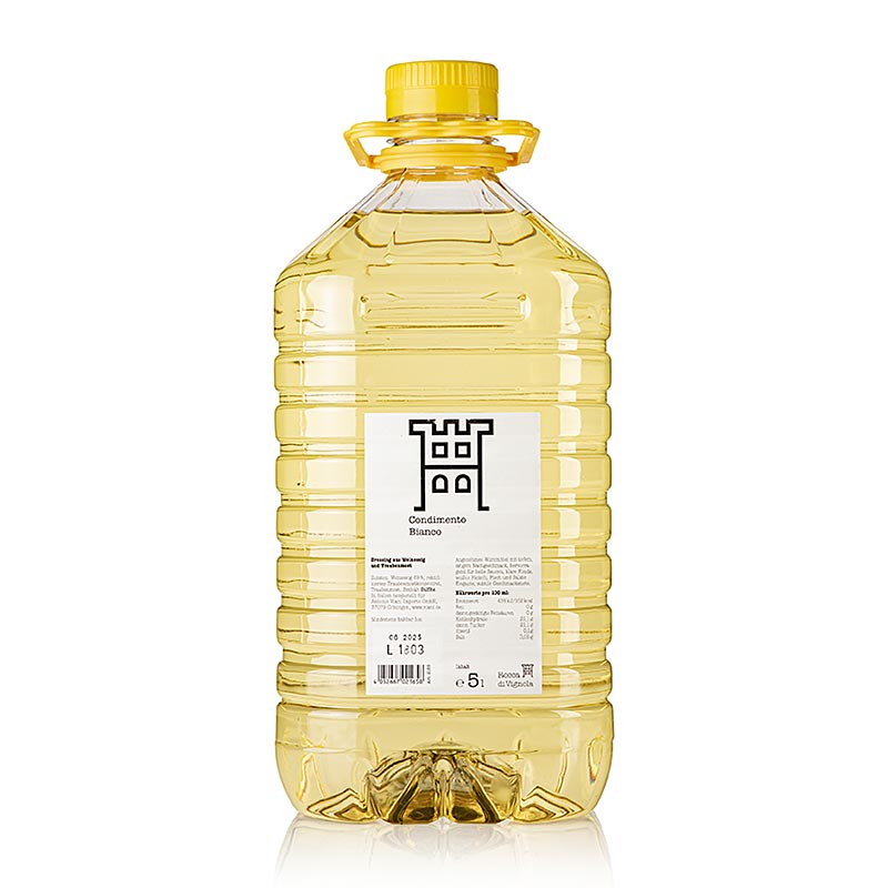 Rocca di Vignola Balsamico Bianco Condimento, 5,4 % syra, 5 L dunk