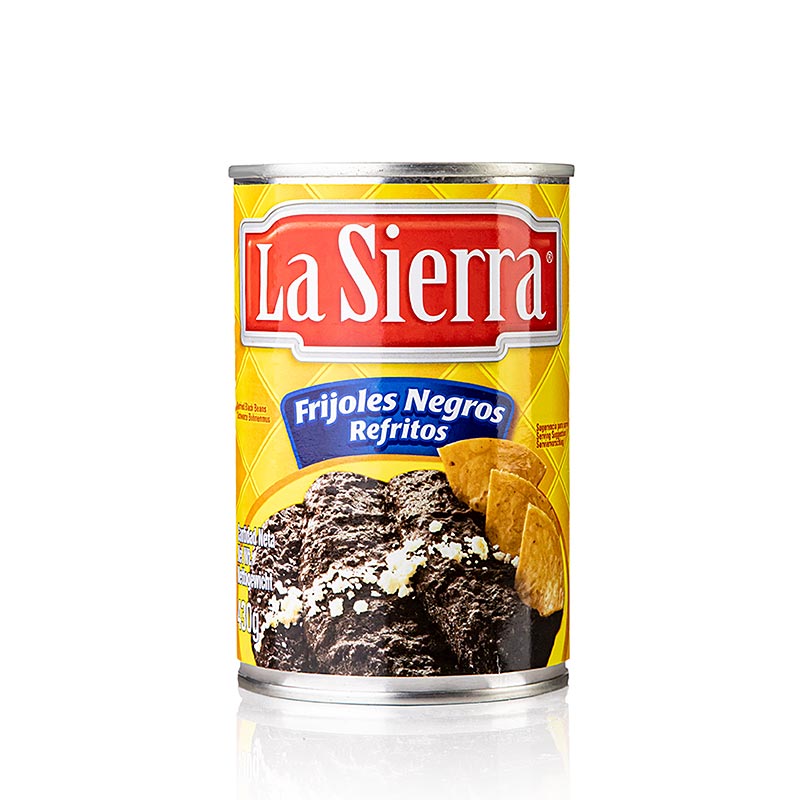 MEX-AL Refried Beans, svart bönmos/bönpasta, kryddad, 430 g
