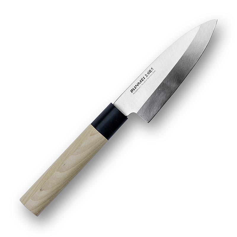 Global Bunmei 1801-105 Deba-kniv, handtag i honoki-trä, 10,5 cm, 1 st