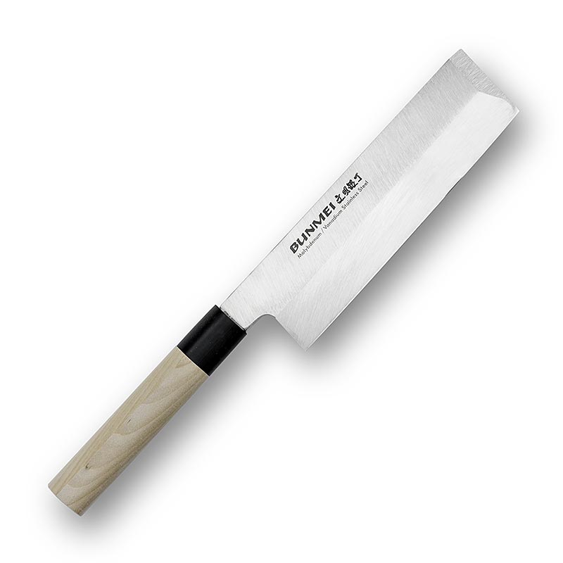 Global Bunmei 1802-180 Usuba-kniv, handtag i honoki-trä, 18 cm, 1 st