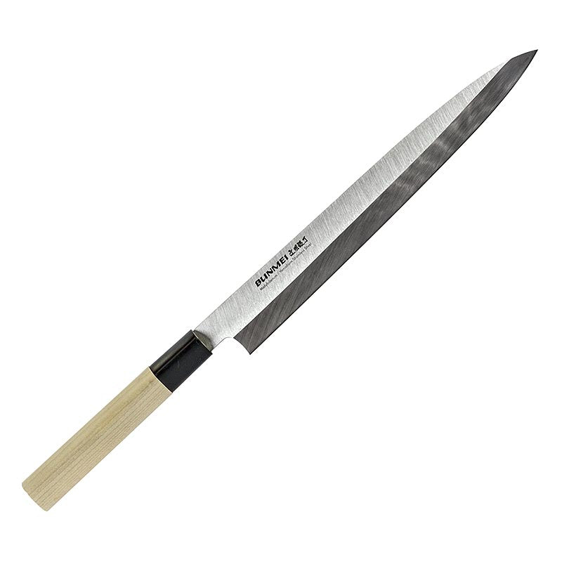 Global Bunmei 1804-270 Yanagi sashimikniv, handtag i honokiträ, 27 cm, 1 st