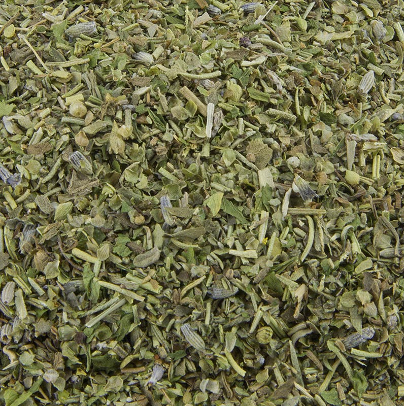 Provencekryddor, torkade, rosmarin/majoran/oregano/basilika/persilja/lavendel, 1 kg