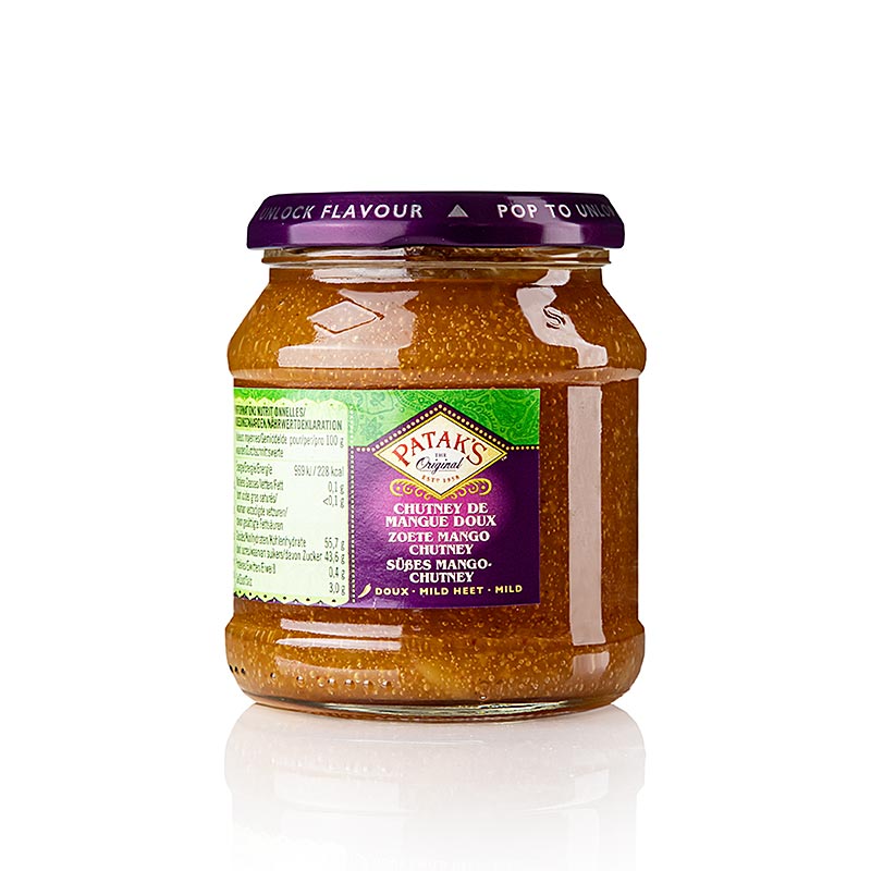 Mangochutney, söt, mild, Patak´s, 340 g