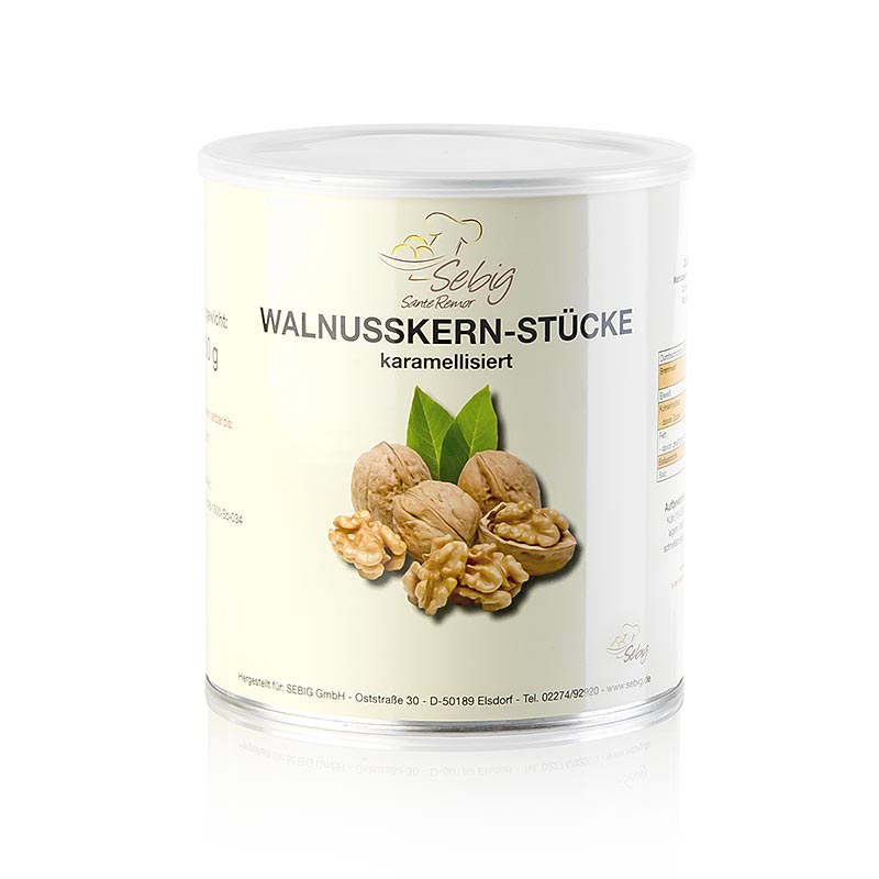 Valnötsbitar, karamelliserade, 500 g
