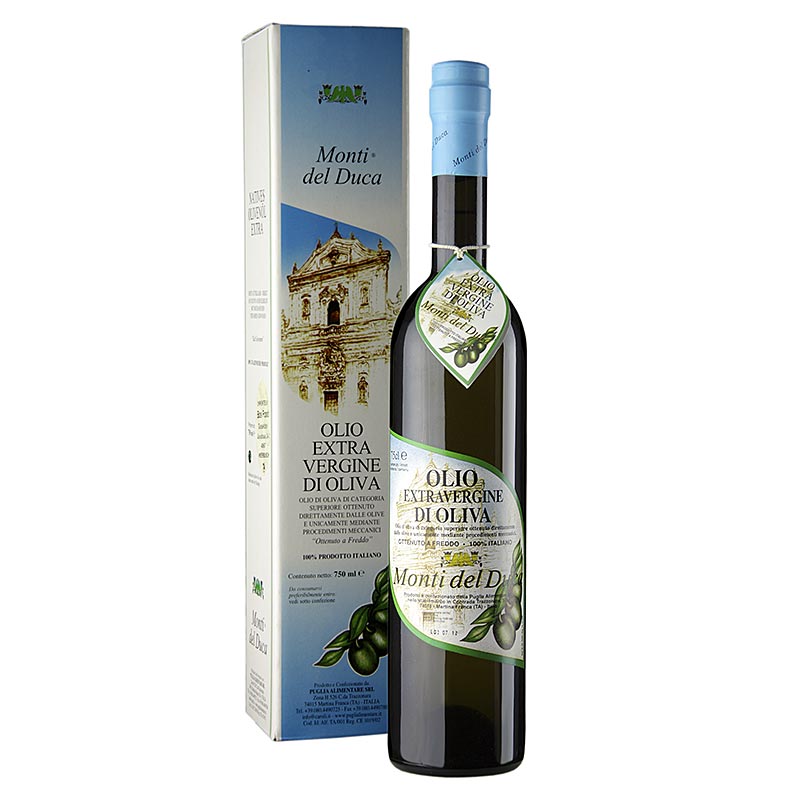 Extra jungfruolja, Caroli Auslese "Monti del Duca", delikat fruktig, 750 ml