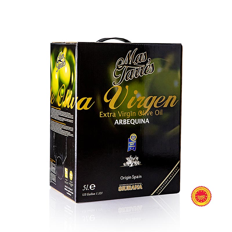 Extra jungfruolja, Mas Tarrés Oliva Verde, Arbequina, DOP/g.U. Siurana, 5 L