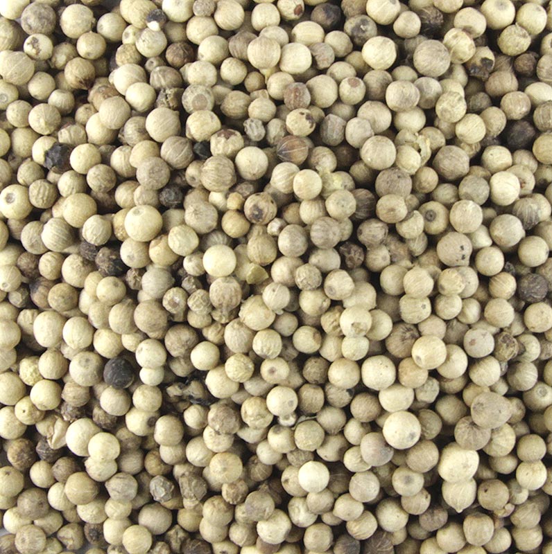 Vitpeppar, hel, 1 kg
