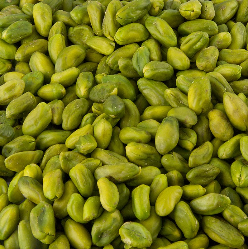 Pistagenötter, skalade, ljusgröna, matkvalitet, 1 kg