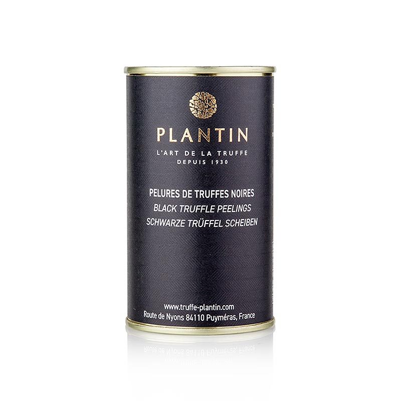 Vintertrüffel (Tuber Melanosporum), Pelures, tryffelskal och -skivor, Plantin, 105 g