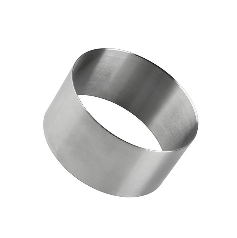 Utskärare i rostfritt stål, slät, ø 8 cm, 4 cm hög, 1,3 mm tjock, 1 st