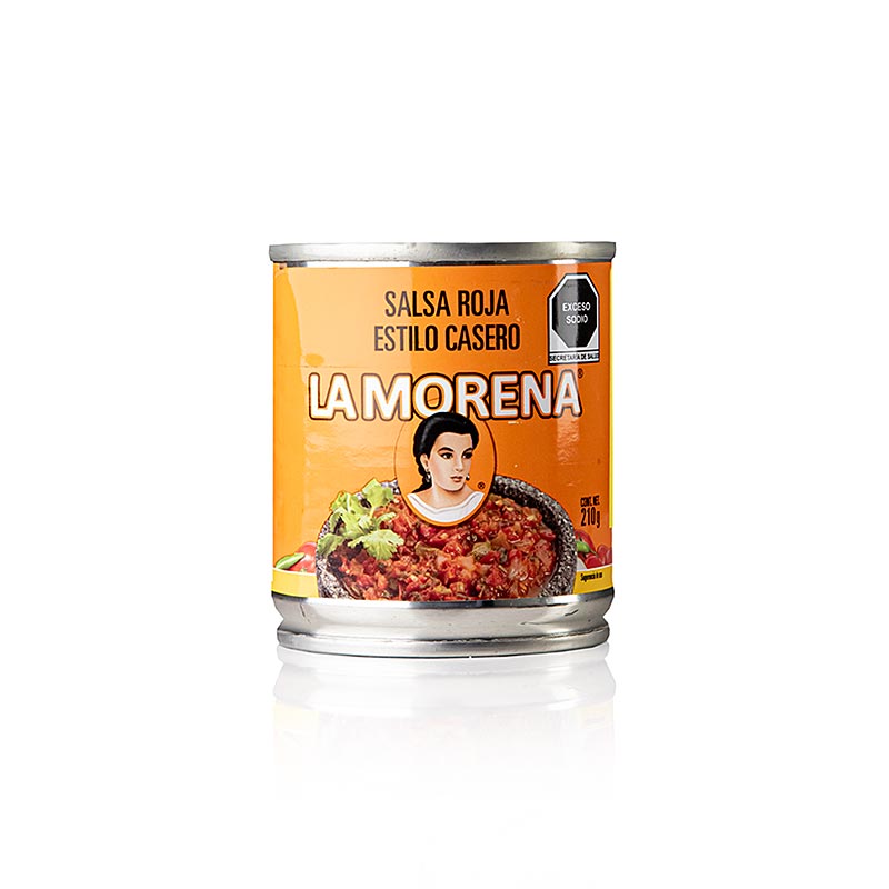 MEX-AL Salsa Roja, röd, passar utmärkt till tortillachips, 210 g