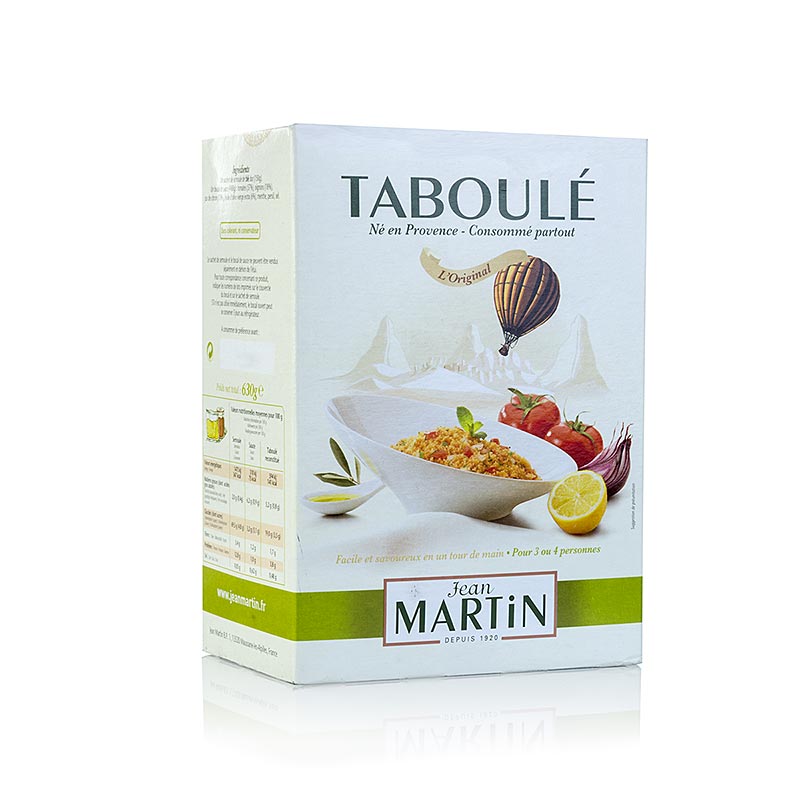 Taboulé färdigblandning, 1 burk sås och 1 påse couscous, 630 g