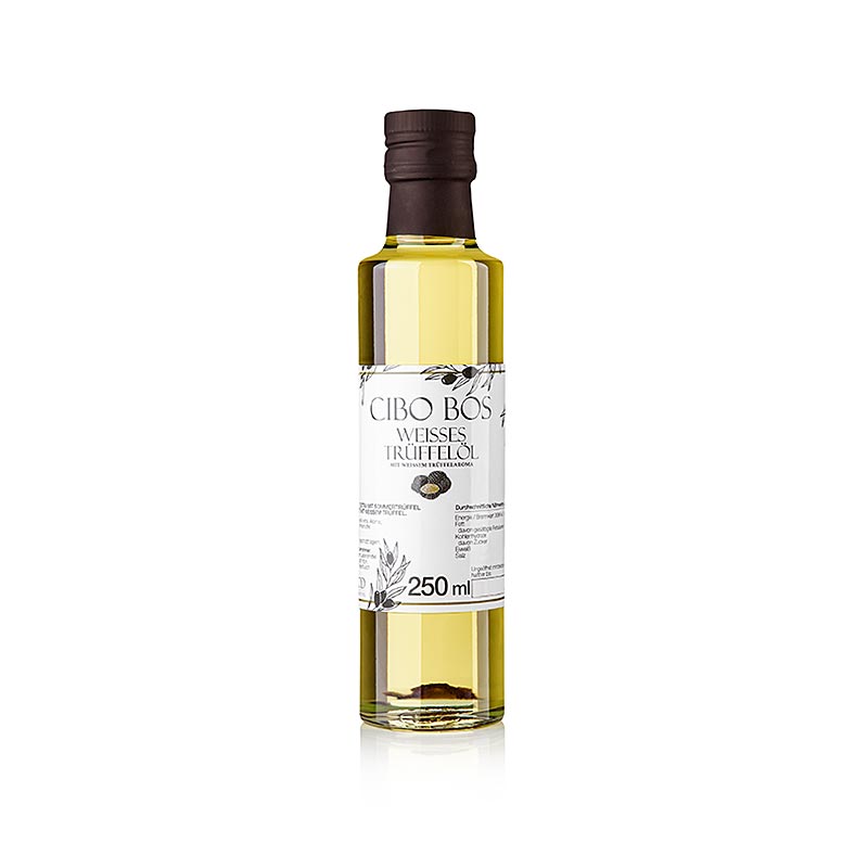 CIBO BOS extra jungfruolja med smak av vit tryffel (tryffelolja), 250 ml