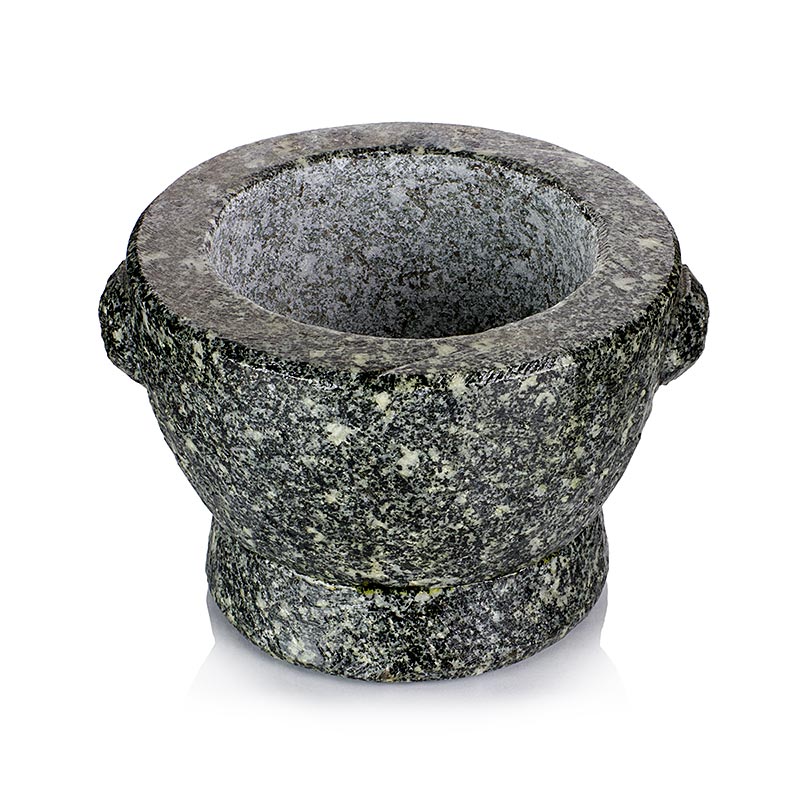 Stenmortel, ø 16,5 cm utvändigt, ø 12 cm invändigt, 11 cm hög, ca 4 kg, 1 st