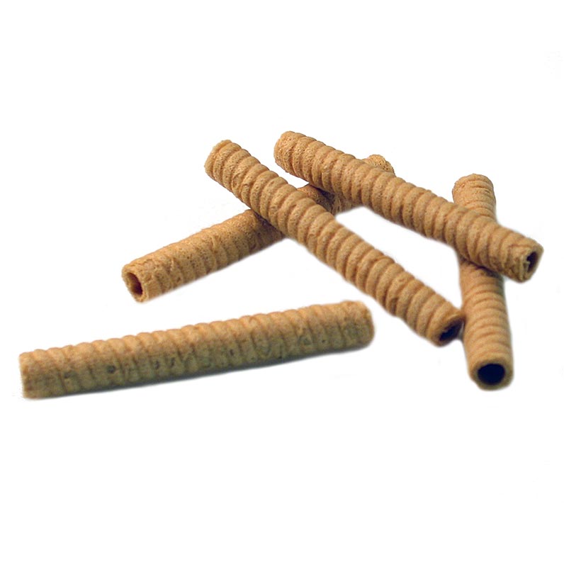 Håla waffelrör – Canoli Corti, enfärgade, 9 cm, 800 g, 250 st