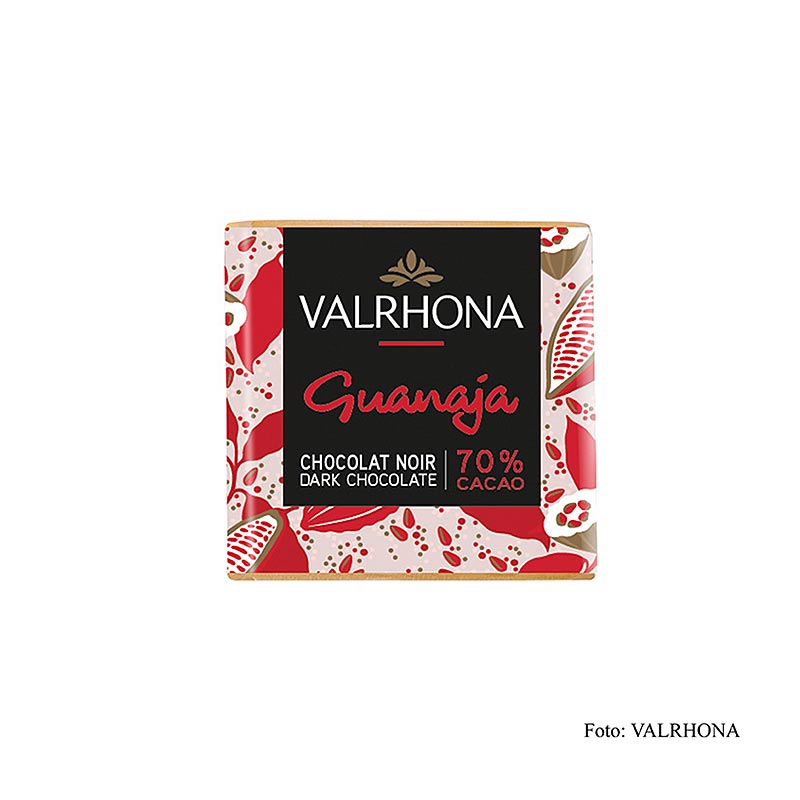 Valrhona Carré Guanaja – mörk choklad, 70 % kakao, 1 kg, 200 x 5 g