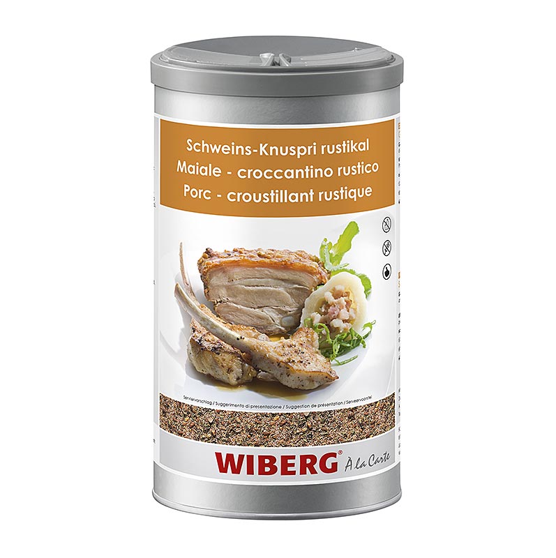 Wiberg rustik knaprig fläsk, kryddsalt, 880 g