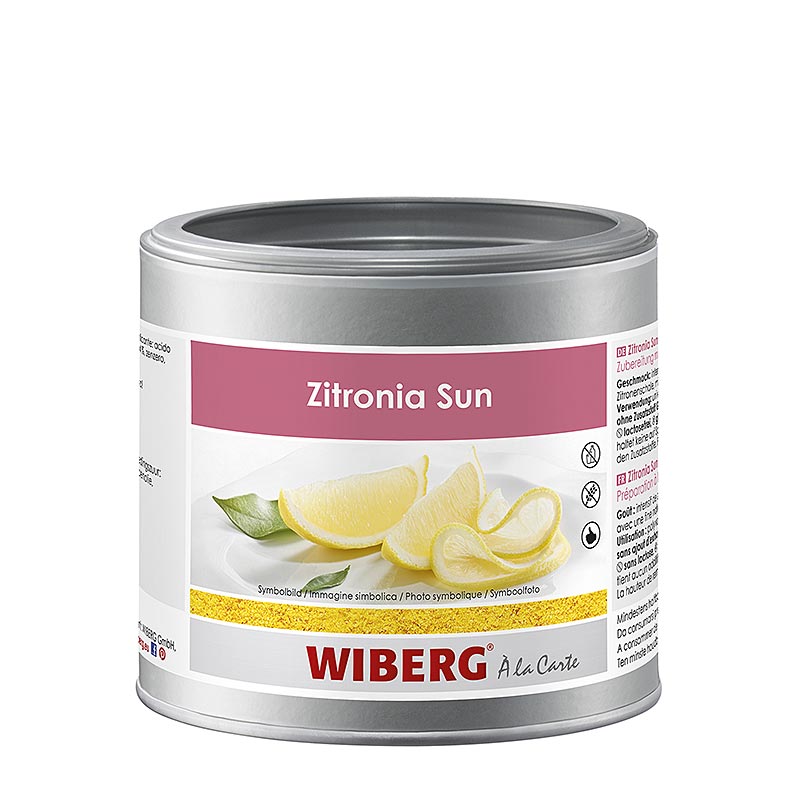 Wiberg Zitronia Sun, blandning med naturligt citronolja, 300 g
