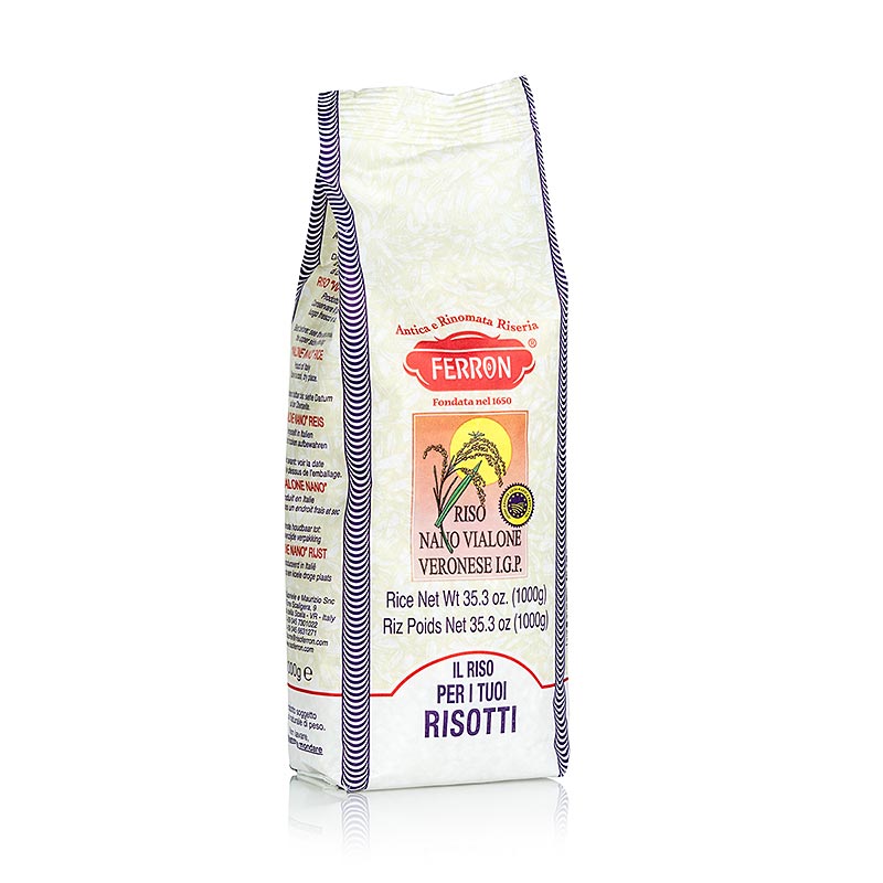 Vialone Nano, risotto med rundkornigt ris, Ferron, 1 kg