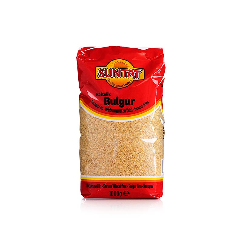 Bulgur, ljus – skalad och ångad vete, fin, 1 kg