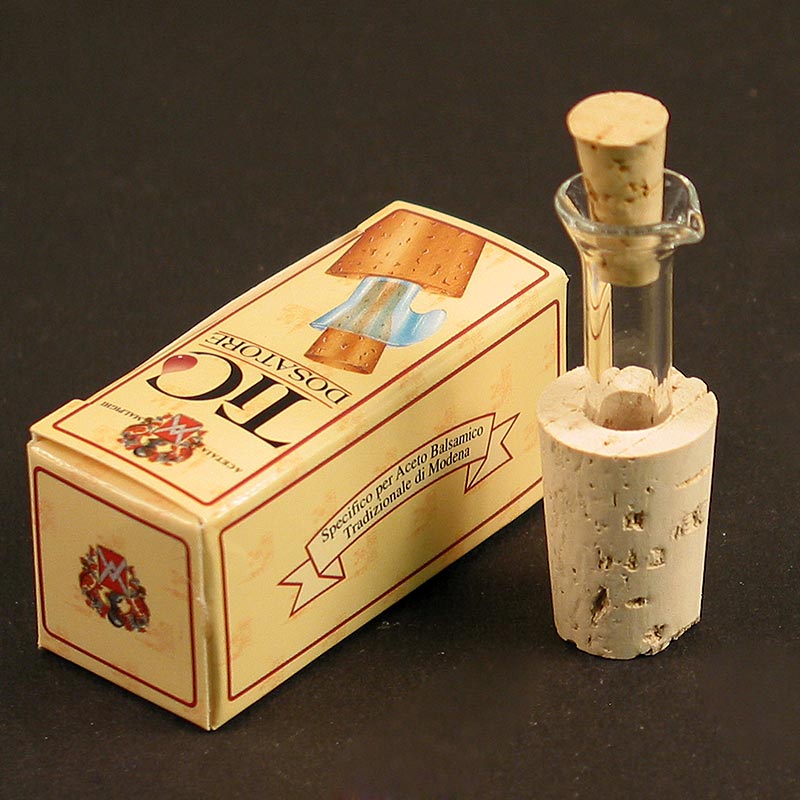 Flaskhällare för balsamvinäger & olja (droppflaska med glasrör), 1 st