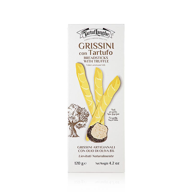 Tartuflanghe Grissini con Tartufo, med svarta sommartryfflar och olivolja 120 g