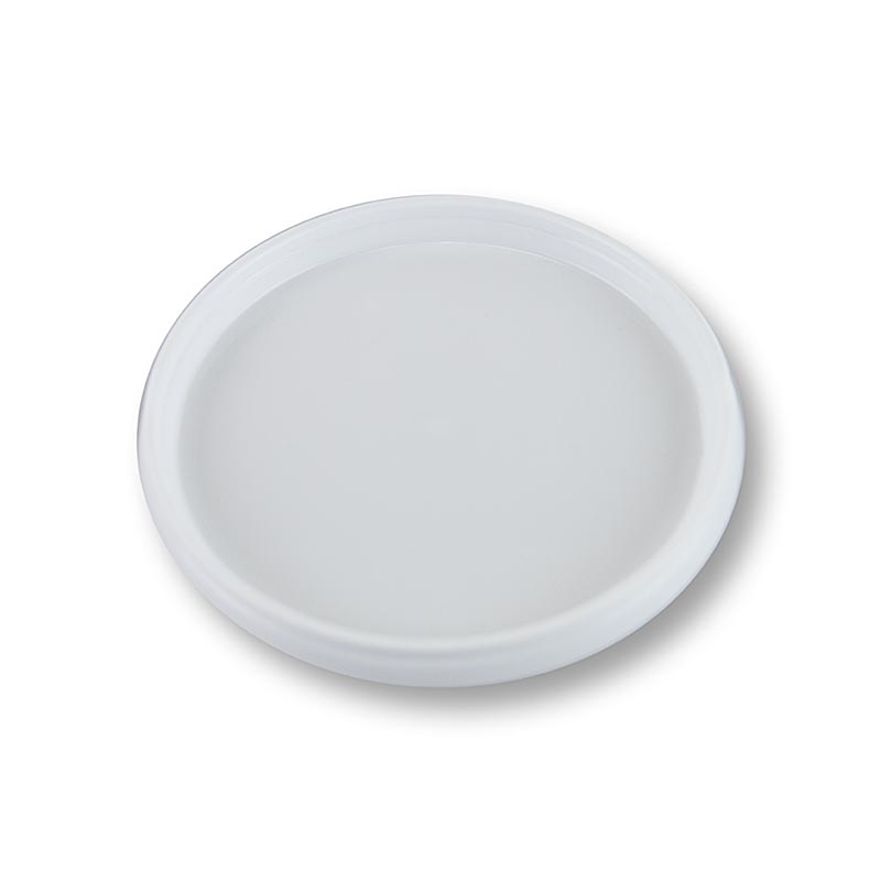 Lock till plastburk/mugg, vitt, ø 11 cm, 1 st