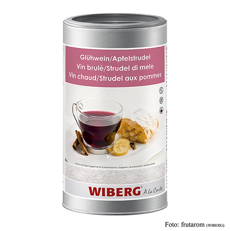 Wiberg Glühwein/Apfelstrudel, aromberedning, för 51 liter, 1,03 kg