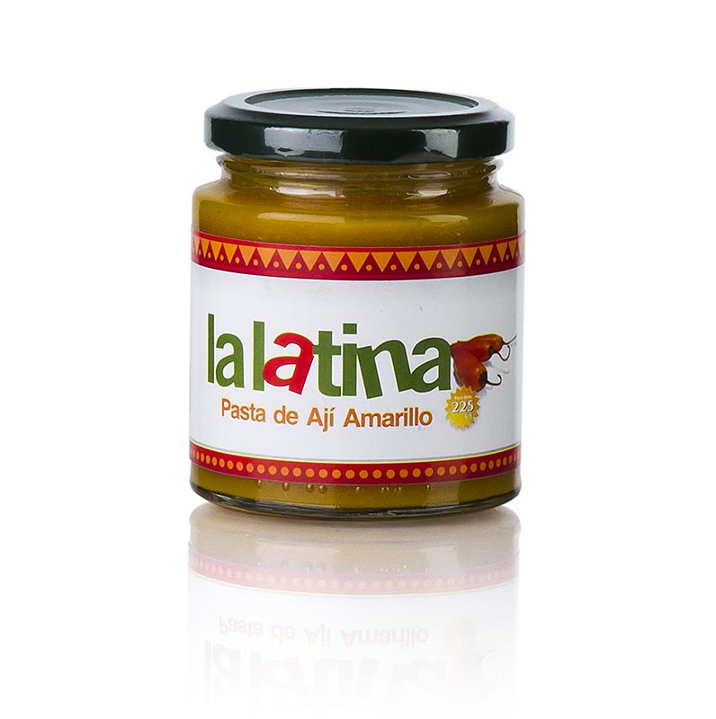 Chilipasta, gul, Pasta de Aji Amarillo – lalatina, från Peru, 225 g