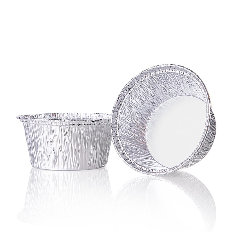 Engångsskålar av aluminium för takeaway, ø 80 mm, 34 mm, 100 St