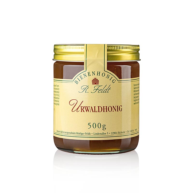 Imkerei Feldt Urskogshonung, flytande till krämig, ljuvligt aromatisk, 500 g