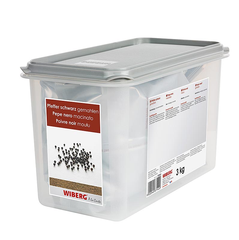 Wiberg svartpeppar, malen, 3 kg