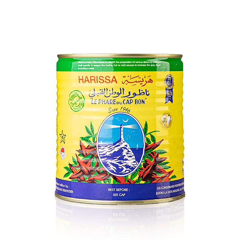 Harissa – pasta av starka chilifrukter, vitlök, örter och kryddor, 760 g