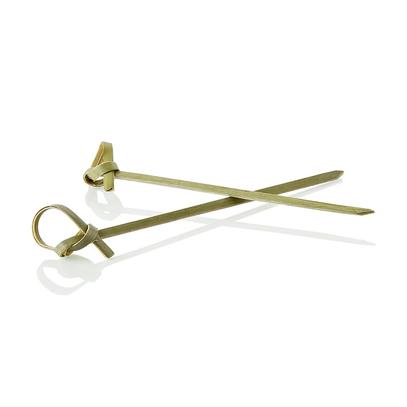Bambuspinnar, med knut i änden, 8–10 cm, 50 st