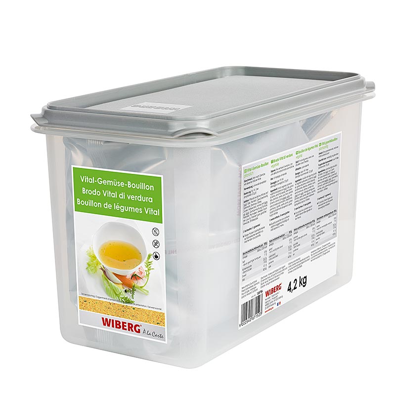 Wiberg Vital-grönsaksbuljong, för 190 liter, 4,2 kg