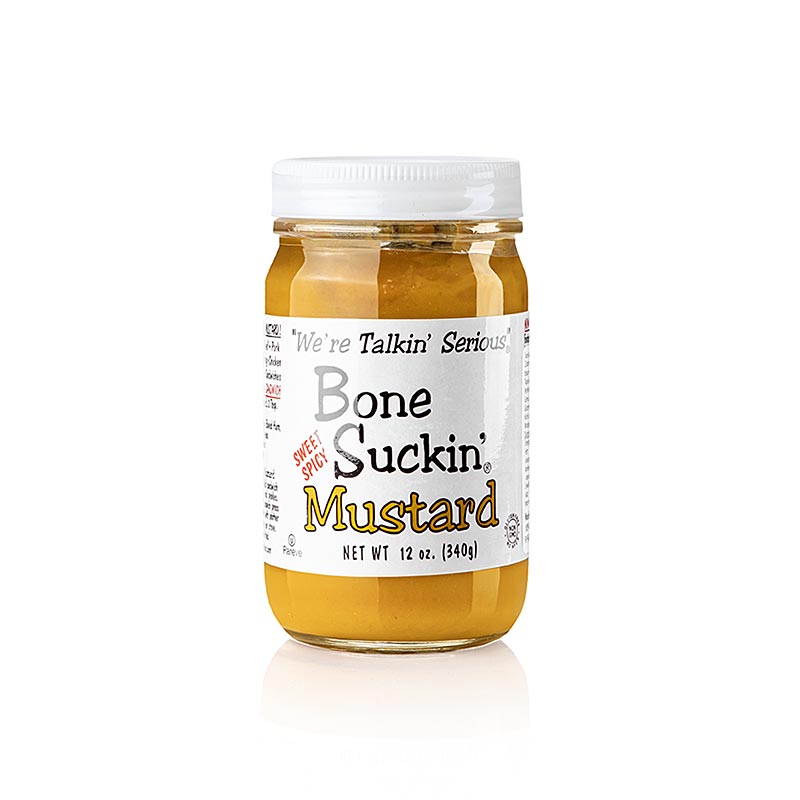 Bone Suckin´ Mustard Sweet and Hot, BBQ-senap, Ford´s Food, 325 ml