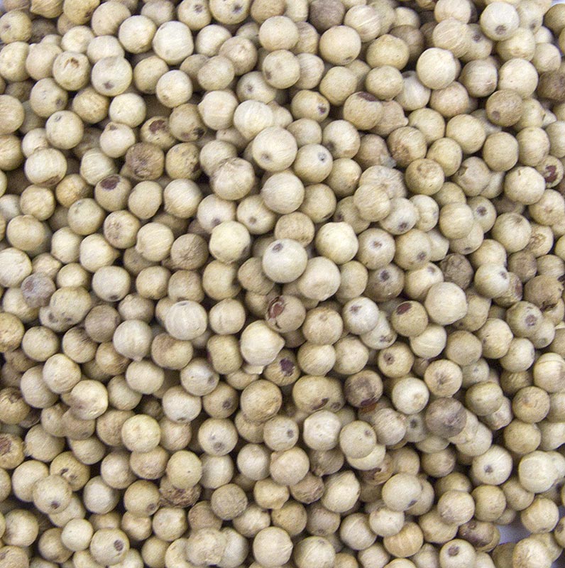 Kamerunpeppar, vit, hel, 1 kg