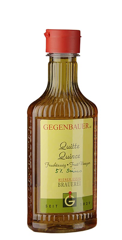 Gegenbauer Fruktvinäger av kvitten, 5 % syra, 250 ml