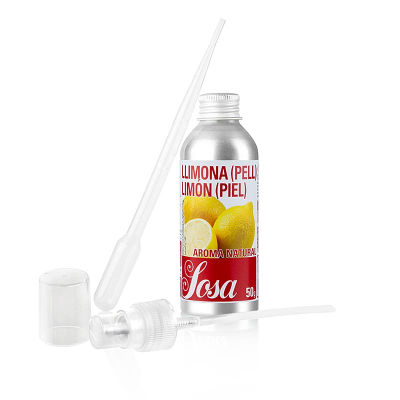 Sosa Aroma Natural citronskal, flytande, 50 g