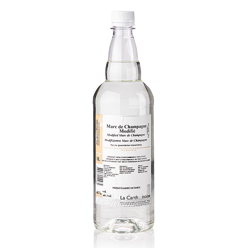 Marc de Champagne – smaksatt med salt och peppar, 40 % vol., La Carthaginoise, 1 l