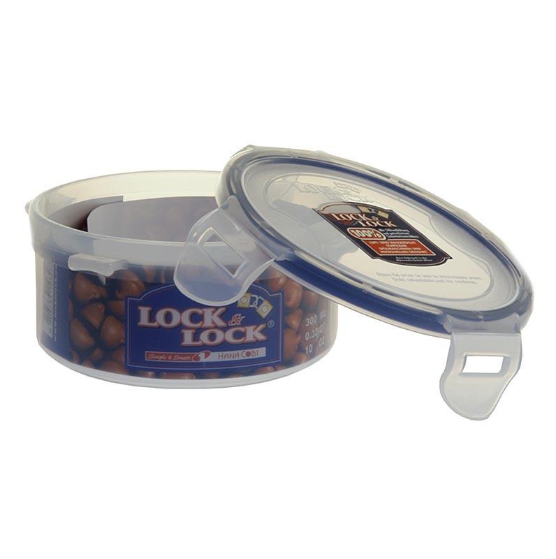 Lock & Lock-förvaringslåda 300 ml, rund 114x55 mm, 1 st