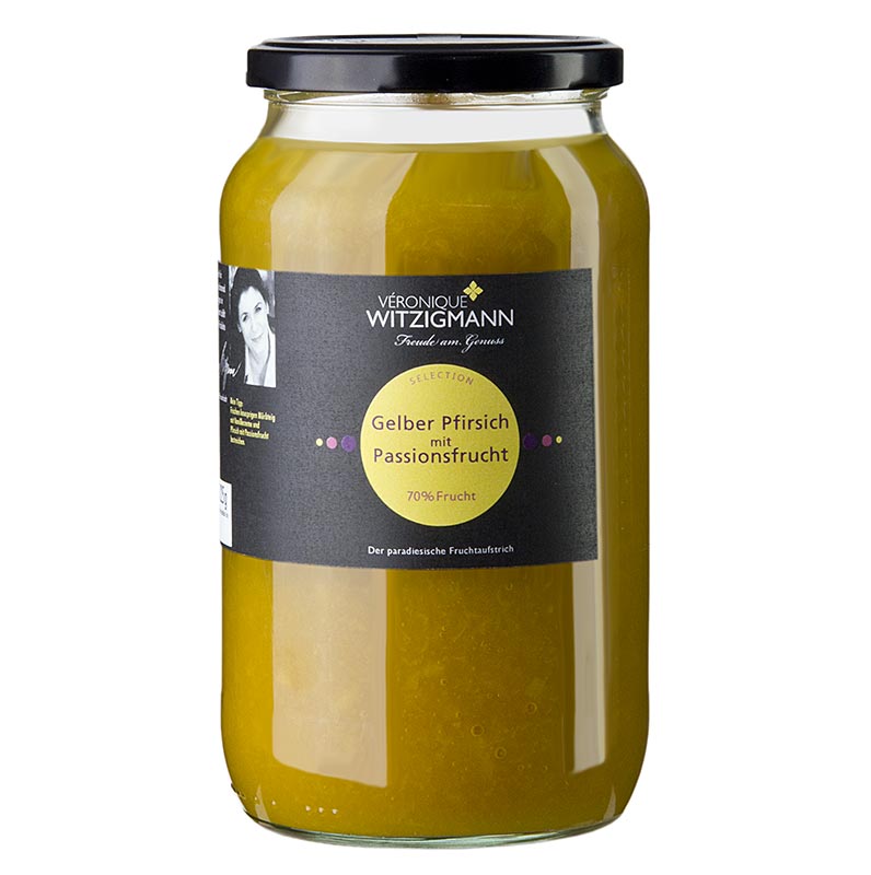 Gul persika med passionsfrukt – fruktpålägg, 1 kg