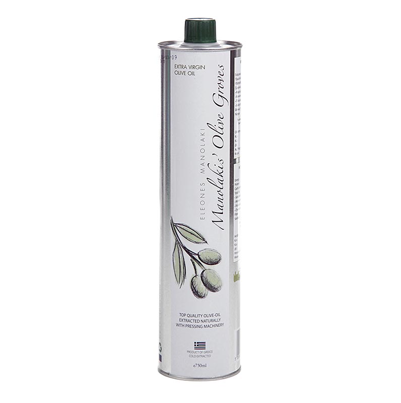 Extra jungfruolja, Manolakis Groves, från Koroneiki-oliver, Kreta, 750 ml
