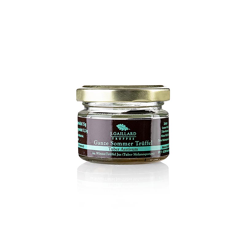Sommartryffel, hela tryfflar, i vintertryffelsaft, Gaillard, 15 g