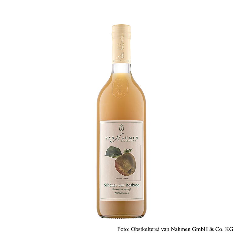 van Nahmen – Boskoop-äppeljuice, 100 % direktpressad juice, 750 ml