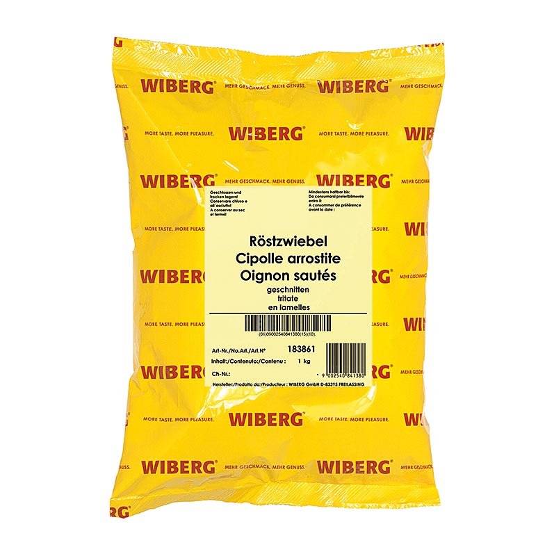 Wiberg Rostade lökringar, skurna, 1 kg