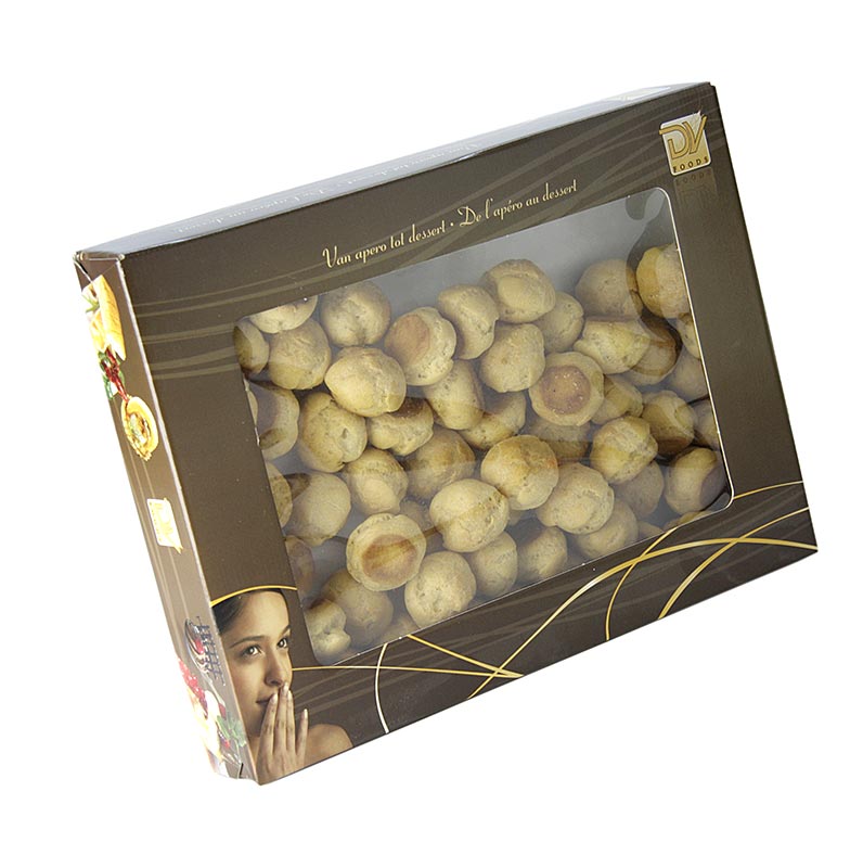 Mini-smördegsbollar, för Profiterolle, ø 4,5 cm, DV Foods, 180 g, 60 st