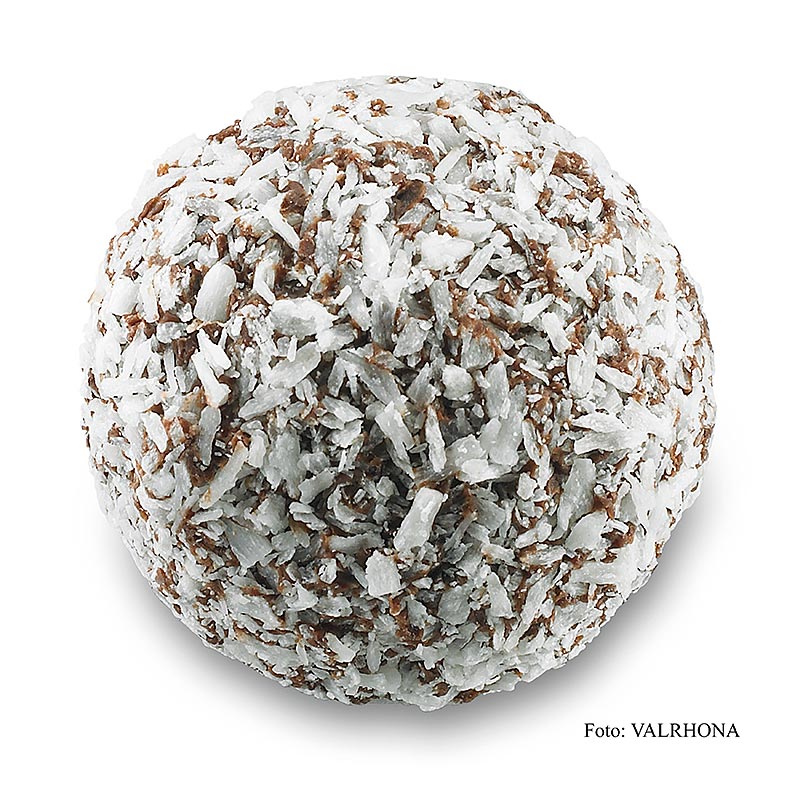 Valrhona tryffelpraliner "Rum Kokos", 1 kg, ca 70 st