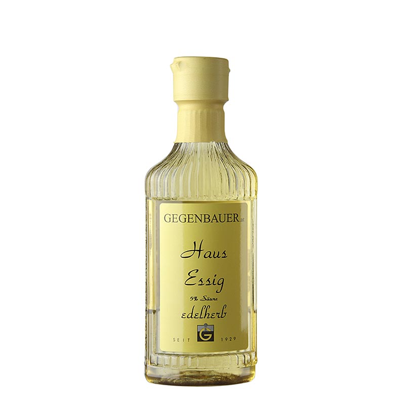 Gegenbauer Husets vinäger, elegant syrlig, ljus, 5 % syra, 250 ml