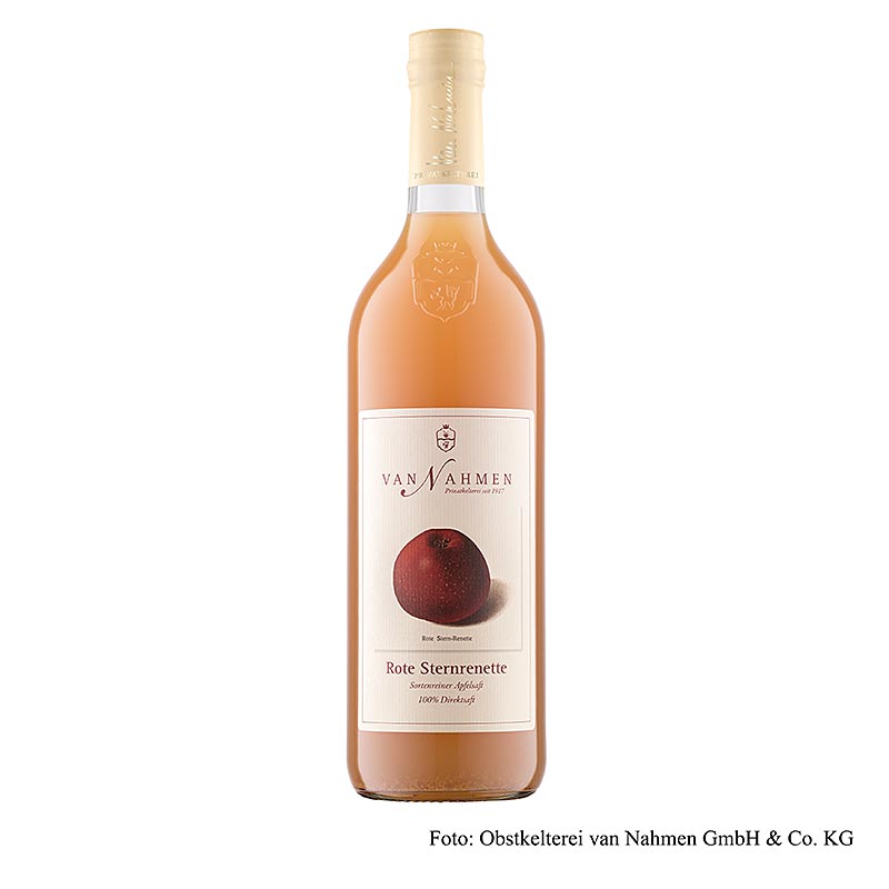 van Nahmen – Roter Sternrenette äppeljuice, 100 % direktpressad, 750 ml